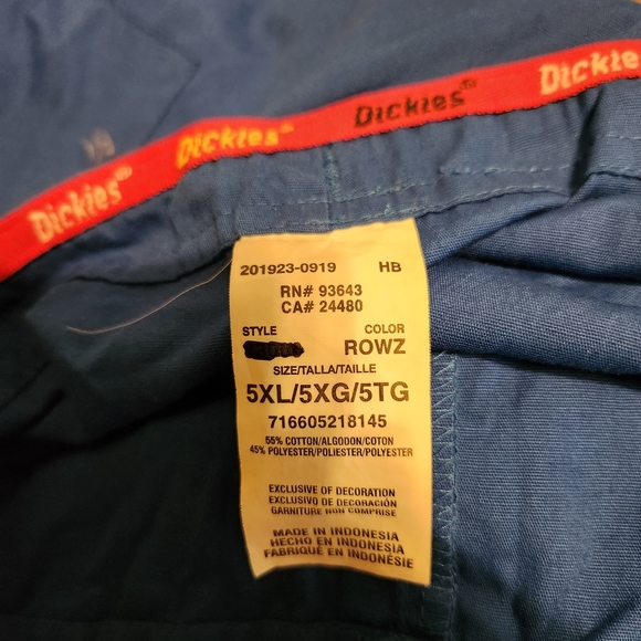 Dickies Blue Scrub Pants - Picture 3 of 7